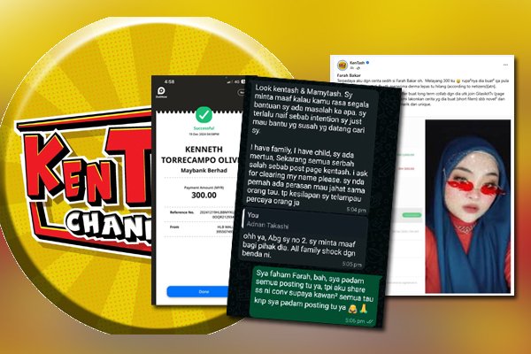 Kontroversi antara Kentash dan Farah, rupanya ini yang berlaku