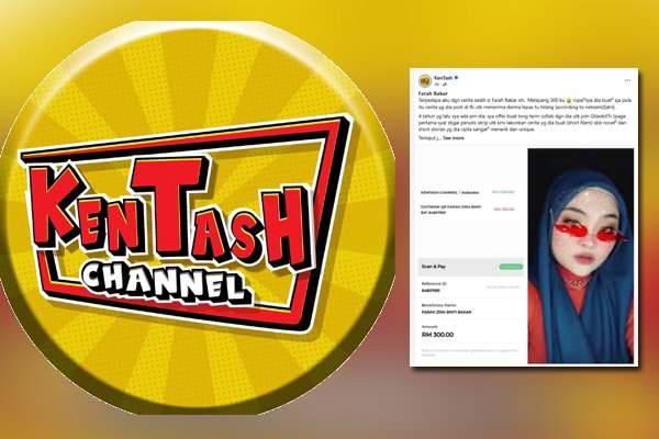 Terpedaya Dengan Kisah Sedih, KENTASH Rugi RM300